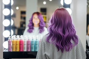 femme-cheveux-colores-salon-miroir