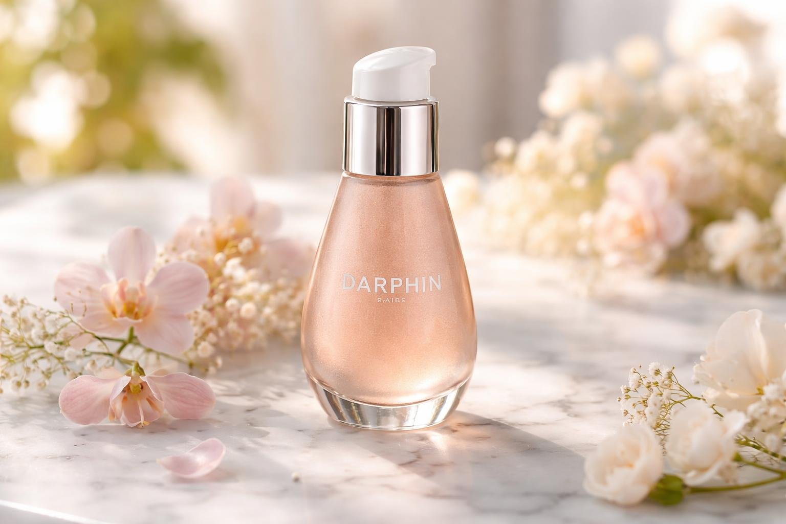 flacon-serum-darphin-fleurs-marbre