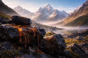 montagnes-neige-roches-shilajit-matin