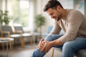 personne-douleur-mollet-salle-attente